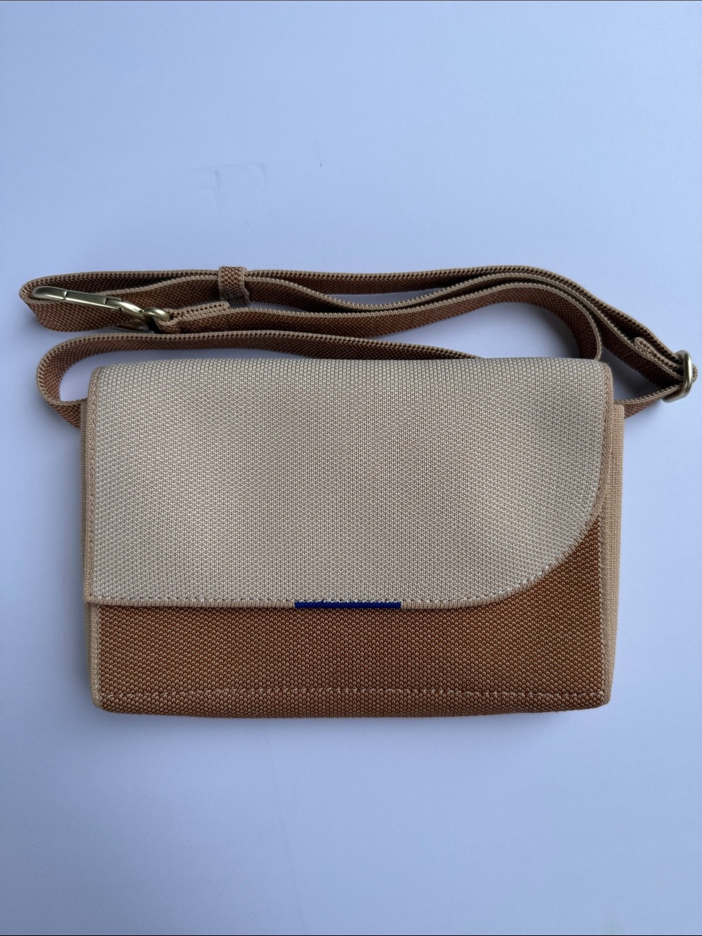 Rothy’s Belt Bag Crossbody Bag Biscotti Brown Beige Minimal Fanny Pack